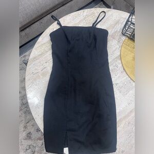 black shein dress